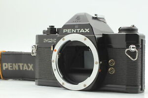  [Near MINT w / Strap] PENTAX MX SLR 35mm Film Camera Black Body From JAPAN