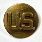 US Army NS Meyer Inc 22-M Vintage Collar Pin Disc Button Vietnam Military Brass