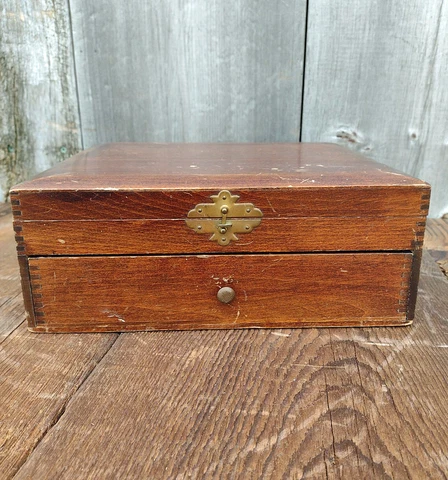 Silverware Chest Vintage or Antique Cover