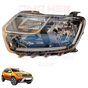 FARO  FANALE ANTERIORE SX PER DACIA DUSTER 2018 LED H7 H1 PY21W CON LUCE DIURNA - Imagen 1 de 4