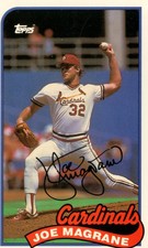 1989 Topps Baseball Talk/LJN St. Louis Cardinals Baseball Card #94 Joe Magrane