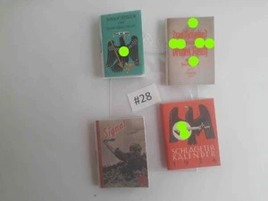 Scala 1/6 DID 3R ww2 accessori set 4 libri in miniatura2 - Foto 1 di 9