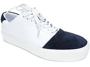 Article No Herren 0818 Freizeit Turnschuhe Weiß/Blau Leder/Wildleder Größe 9M - Bild 1 von 6