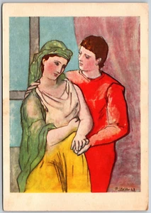 Postcard Pablo Picasso The Lovers Art Institute of Chicago - Picture 1 of 2