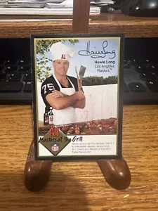 1994 A1 NFL Masters of the Grill Card Howie Long Los Angeles Raiders Recipe - Picture 1 of 2
