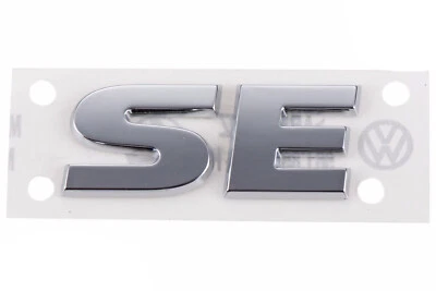 VW Volkswagen Passat "SE" 2012-2015 cromada calcomanía placa de identificación emblema OEM GENUINO Foto 1 de 3