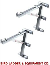 (1 pair) Werner Ac10-20-03 Aluminum Long Body Ladder Jacks 20" Wide Plank