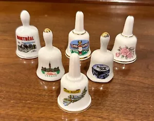 Vintage Porcelain Canada - Canadian Cities/Provinces Souvenir Ceramic Bells - Picture 1 of 18