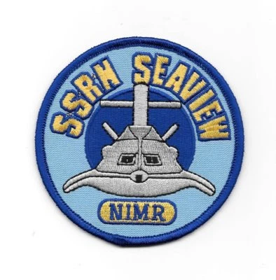 Voyage To the Bottom of the Sea Movie Seaview Logo Embroidered Patch, NEW UNUSED