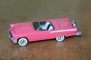 CORGI 1:36 1957 PINK FORD THUNDERBIRD -  OPENING BONNET & TRUNK - MADE IN GB 5½" - Picture 1 of 7