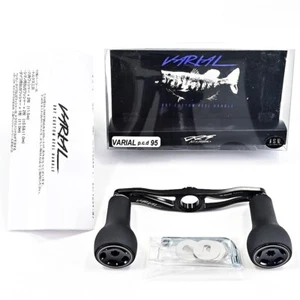 DRT VARIAL p.c.d 95mm Reel Handle Black Lightweight CNC A7075 Swimbait Unused - Picture 1 of 10