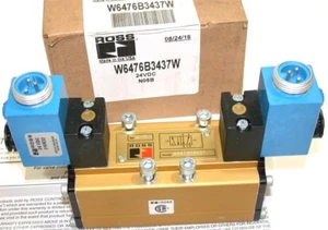 NEU ROSS 24VDC MAGNETVENTIL W6476B3437W MIT DECCO 316K33 SPULEN - Bild 1 von 2