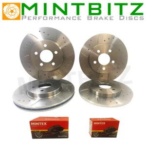 BREMSSCHEIBEN & BELÄGE VORNE & HINTEN FÜR FORD KUGA GELOCHT GERILLT 320mm 316mm - Bild 1 von 4