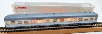 N Scale  Fleischmann N 8121 Commuter 1st/2nd Class DB Original Box - Image 1 of 3