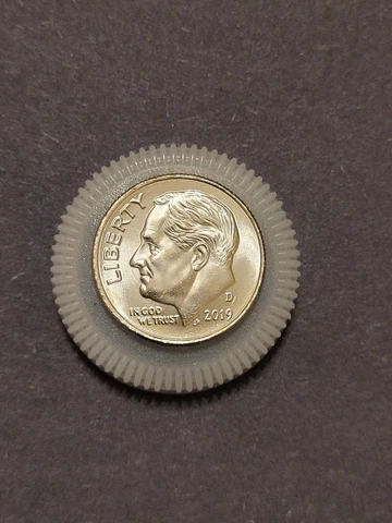 2019 D U.S. dime from bank roll Cover