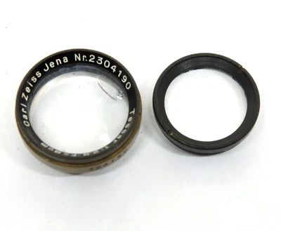 CÉLULAS DE LENTE Carl Zeiss Jena Tessar 8 cm F2.8 para cámara plegable Foto 1 de 4