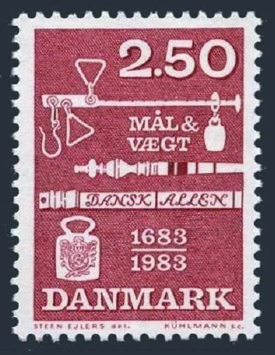 Denmark 740,MNH.Michel 783. Weights,Measures Ordinance-300,1983. - Image 1 of 1