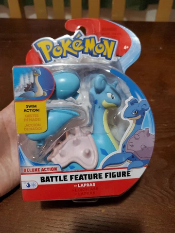 Pokemon Deluxe Action Battle Feature Figure - Lapras (Series 1) *NEW - SEALED* Cover