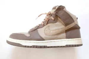 2001 Nike Dunk High Plus B Stussy US11 29cm 302763-221 Ostrich - Picture 1 of 12