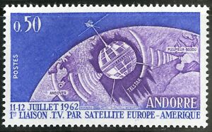 Andorra (French)  1962  Scott # 154  Mint Lightly Hinged Set