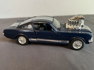 1966 Ford Shelby Mustang GT-350 BLUE/ Gray 1/32 Diecast Model Car ~new-ray - Picture 1 of 7