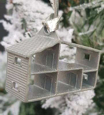 Decoración navideña, casa de muñecas en miniatura Lundby Gotemburgo.(43x16x25mm) Foto 1 de 3