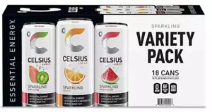 Celsius Live Fit Sparkling Fitness Drink Variety, 12 Ounce (18 Count) - Picture 1 of 3