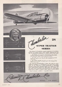 1940 Chamberlin 2S Aircraft ad 12/8/2023i - Picture 1 of 1