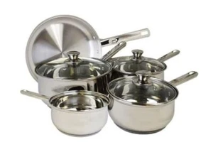 Acense 5-teiliges Induktionskochgeschirr-Set, inklusive Milchtopf/Soßenpfanne/Bratpfanne - Bild 1 von 7