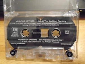 RARE PROMO Live at Knitting Factory CASSETTE TAPE Marc Ribot Elliot Sharp jazz ! - Picture 1 of 2