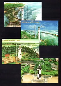 Sri Lanka 2018 set sheetsLighthouses/Leuchtturme of Sri Lanka stamps nice MNH - Picture 1 of 1