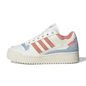 Adidas Forum Bold Stripes Damen-Turnschuhe weiß/pink/blau alle Größen IE7729 - Bild 1 von 5