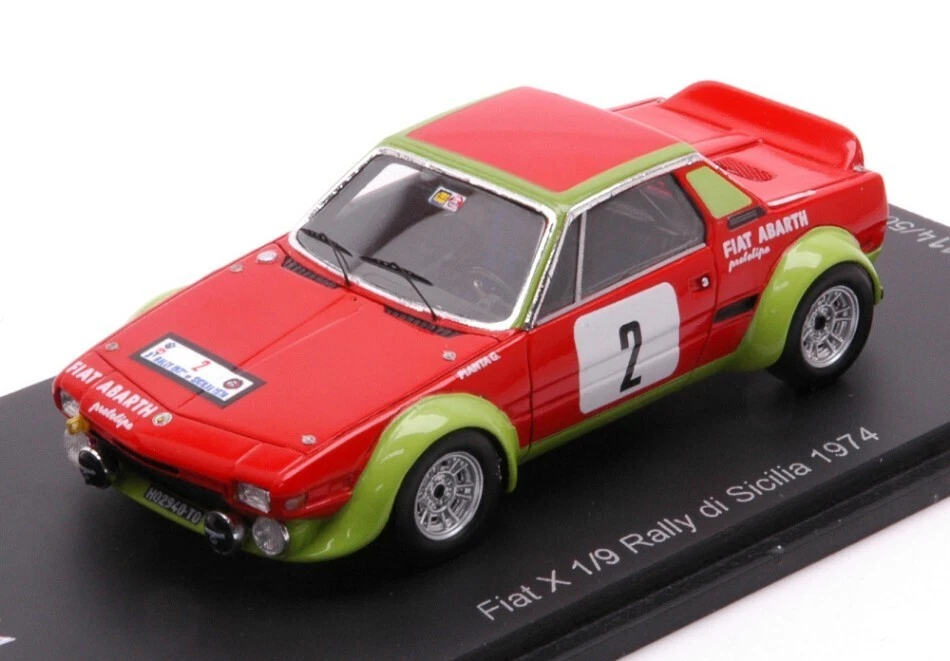 FIAT X 1/9 N.2 RALLY DI SICILIA 1974 G.PIANTA-B.SCABINI 1:43 - Immagine 1 di 1