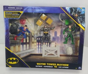 DC  WAYNE TOWER MAYHEM BATMAN SUPERMAN VS LEX LUTHOR SEALED MINT IN BOX - Picture 1 of 5