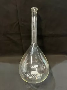 PYREX Glass TC 20C 1000mL Volumetric Flask ±1.0mL 5581 - 2000ml - Picture 1 of 4