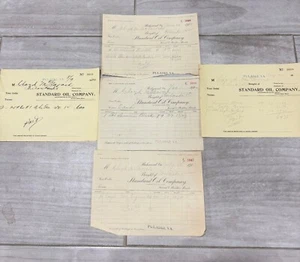 1920 Standard Oil Company Billhead Rechnungen Richmond VA Pulaski 4 Antik - Bild 1 von 6