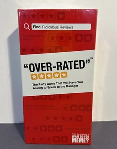 Over-Rated Party Game By The Creators Of What Do You Meme Fun Adult Games Cards - Picture 1 of 5