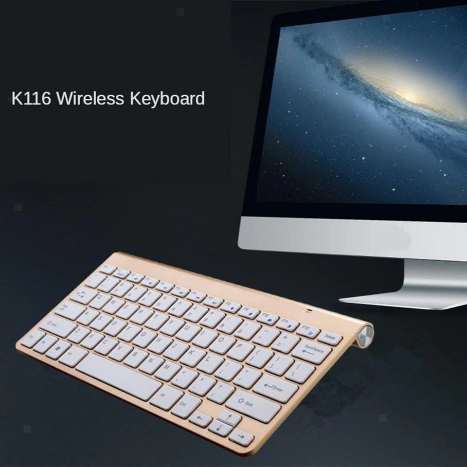 Keyboard Combo, 2.4g slim Ergonomic Keyboard for , - Image 1 of 1