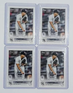 2022 Topps Update JONATHAN LOAISIGA #US56 (4) Card Lot New York Yankees - Picture 1 of 2