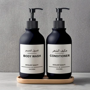 1/2/3 Stück 500 ML Leer Seifenspender Nachfüllbar Duschgel Lotion Pumpe Flaschen - Picture 1 of 18
