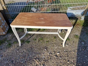 Couch-/ Wohnzimmertisch 50er / 60er Jahre gebraucht Vintage Shabby 109,5 x 55cm - Bild 1 von 8
