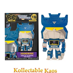 Transformers (1984) - Soundwave 4" Pop! Enamel Pin #16 - Picture 1 of 1