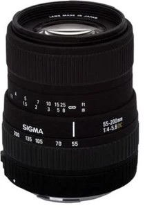 Sigma 55-200mm f4/5.6 DC Canon Photography Camera Lens - Picture 1 of 1