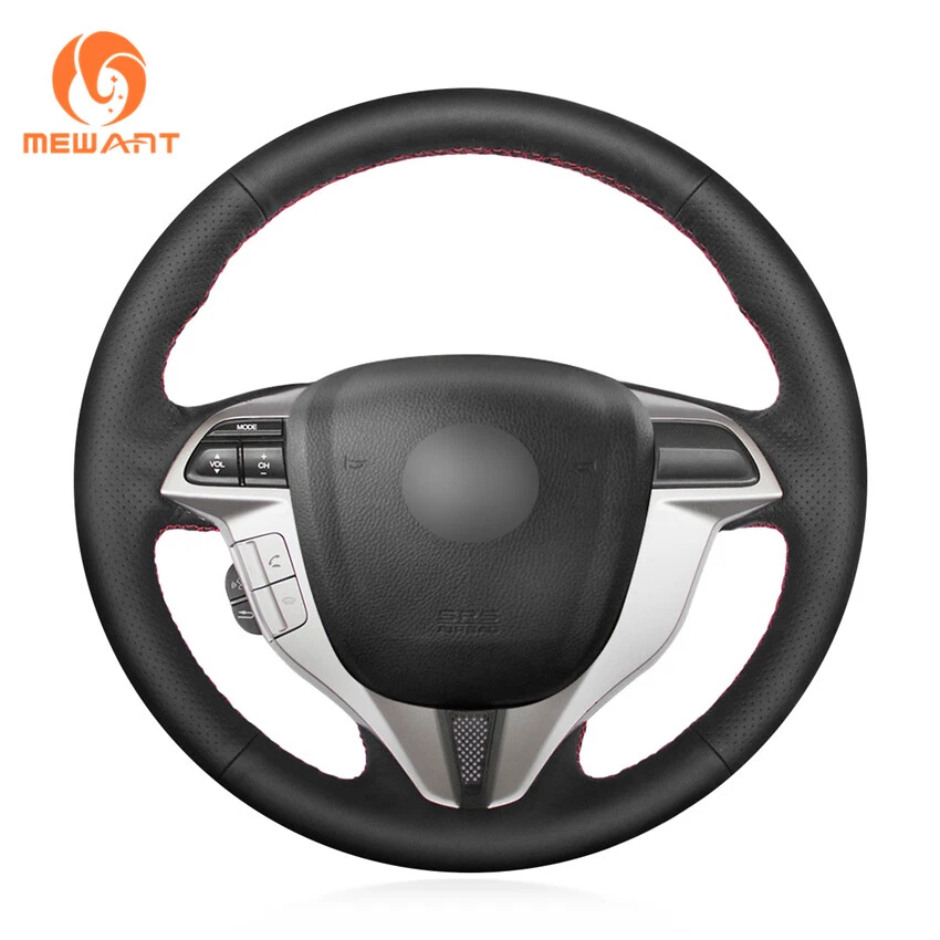 Cubierta de volante de cuero para Honda Crosstour Accord 8 cupé 2010 2011 2012 Foto 1 de 4