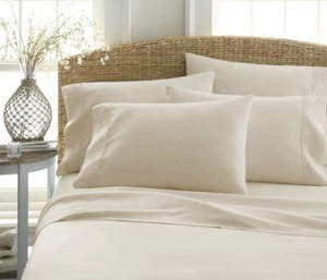 Patrick Michelle Beige Sheet Set with corner straps - Picture 1 of 8