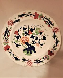 Antique Worcester Porcelain China Dinner Plate Hand Painted Imari Patt. ca 1820 - Picture 1 of 13