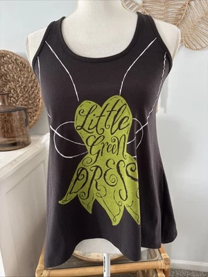 Camiseta Regata Feminina Sininho Verde Vestido Racerback Parques Disney XS - Imagem 1 de 4