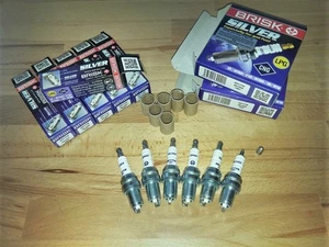 6x BRISK DR17YS-1 silber Zündkerzen passend für: Dodge Avenger - 2.5 V6 - 1994 bis 2000 - Bild 1 von 5