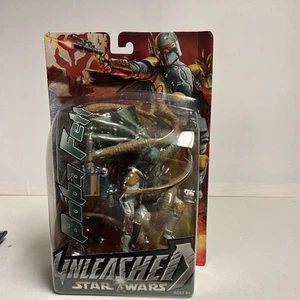 STAR WARS UNLEASHED BOBA FETT FIGURE HASBRO 2003 MINT IN SEALED BOX - Picture 1 of 7