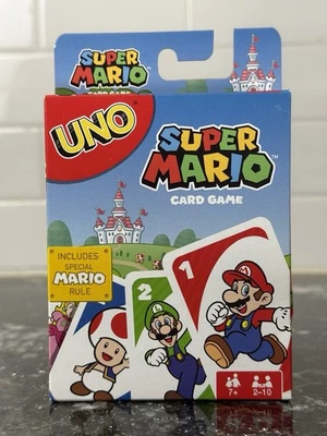 UNO Nintendo Super Mario Card Game (Mattel, 2016) BRAND NEW SEALED CARDS!! - Image 1 of 4